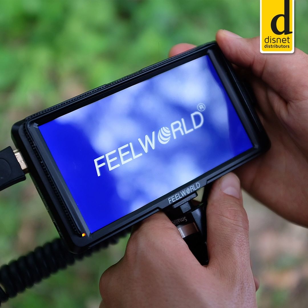 Feelworld F5   5" 4K HDMI monitor is small but powerful. It's packed with features and the ideal complement to your DSLR rig. 