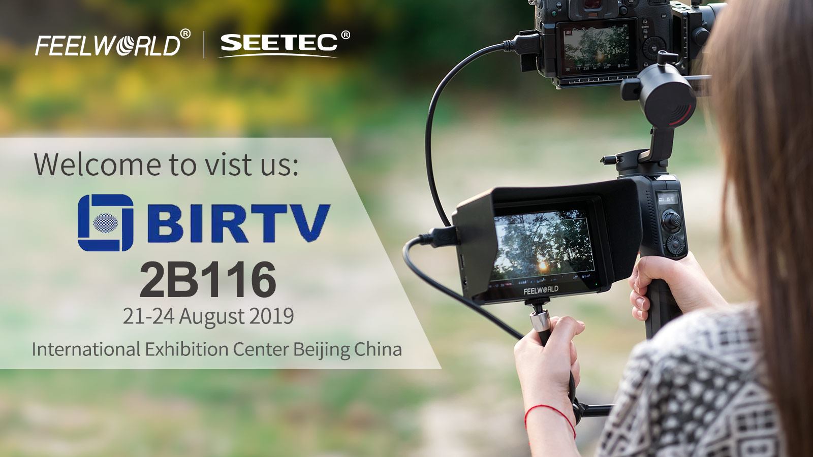 Hey everyone, welcome to meet us at BIRTV 2019  (Beijing International Radio, TV & Film Exhibition)