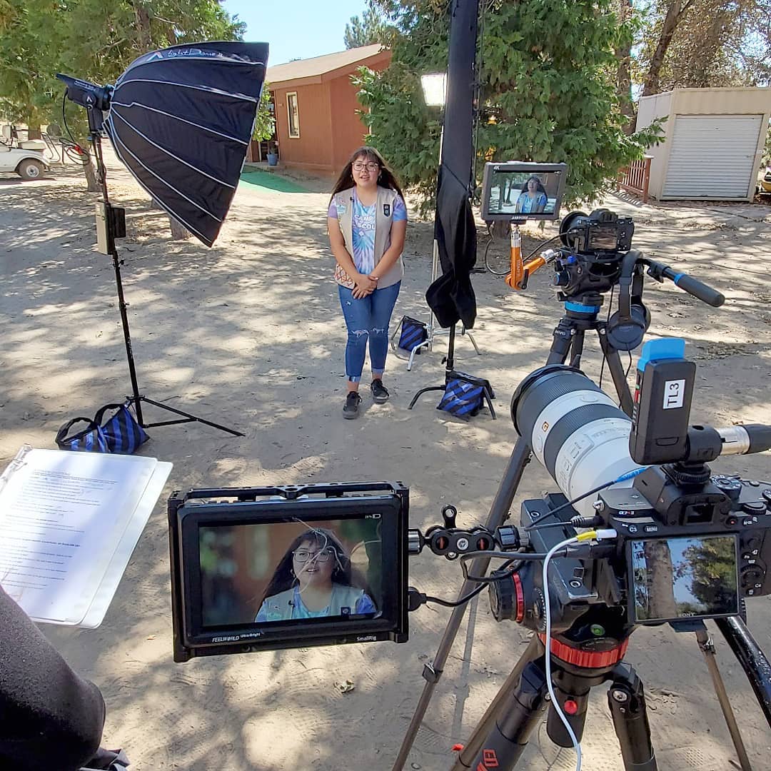 Big thanks to @iamtamlam almost use FEELWORLD FW279S 7'' inch 2200nit ultra bright monitor for outdoor filming, it can monitoring your shot while outside in full daylight. @USBANK x GIRL SCOUTS OF