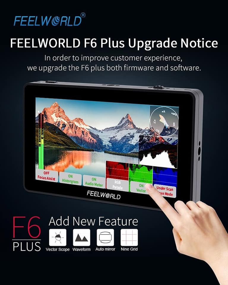 Hello dear FEELWORLD F6 PLUS users.