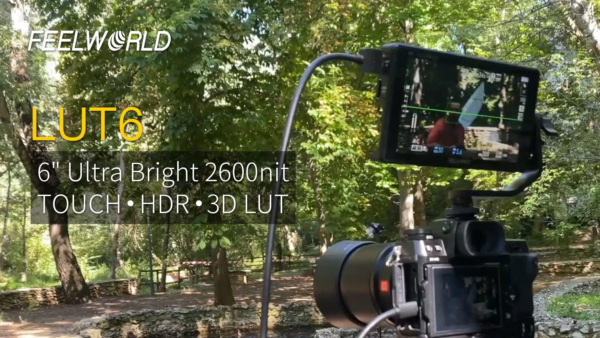 For those of you who are serious about video recording, a monitor is an indispensable tool. FEELOWORLD LUT6 is a 6" ultra bright 2600nit field monitor which viewable directly in sunlight. The field monitor with full functions touch sreen, 1920 x 1080 resolution, waveform, HDR monitoring, LUT etc., you can load your own LUTs (via SD card). Portable size is ideal for handheld stabilizer setup. Review by: Ruben Gabelli... Show Now: www.feelworld.ltd