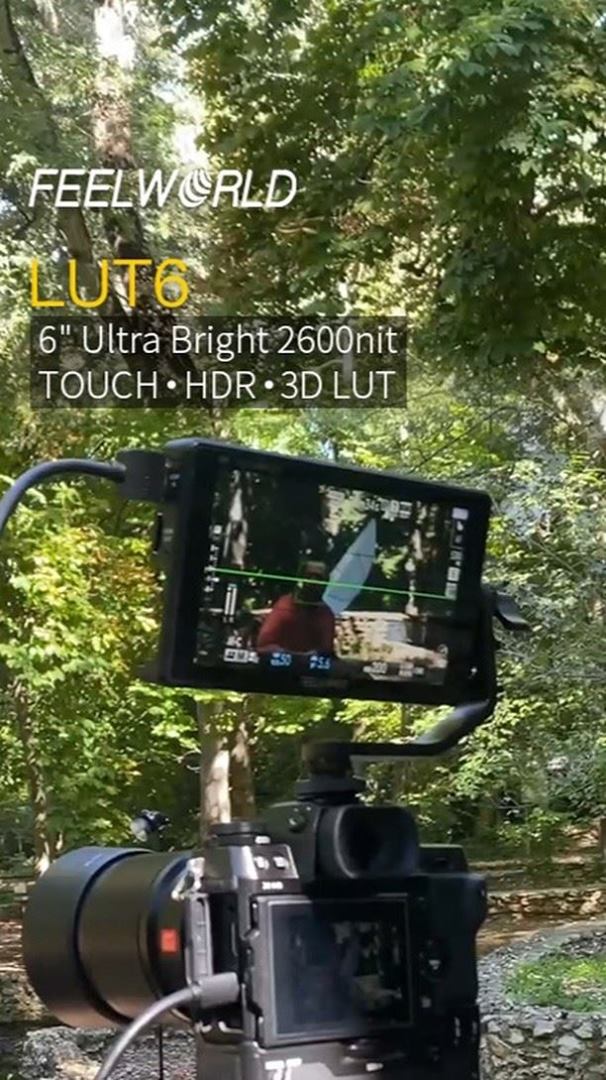 For those of you who are serious about video recording, a monitor is an indispensable tool. FEELOWORLD LUT6 is a 6" ultra bright 2600nit field monitor which viewable directly in sunlight. The field monitor with full functions touch sreen, 1920 x 1080 resolution, waveform, HDR monitoring, LUT etc., you can load your own LUTs (via SD card). Portable size is ideal for handheld stabilizer setup. Review by: Ruben Gabelli... Shop Now: www.feelworld.ltd