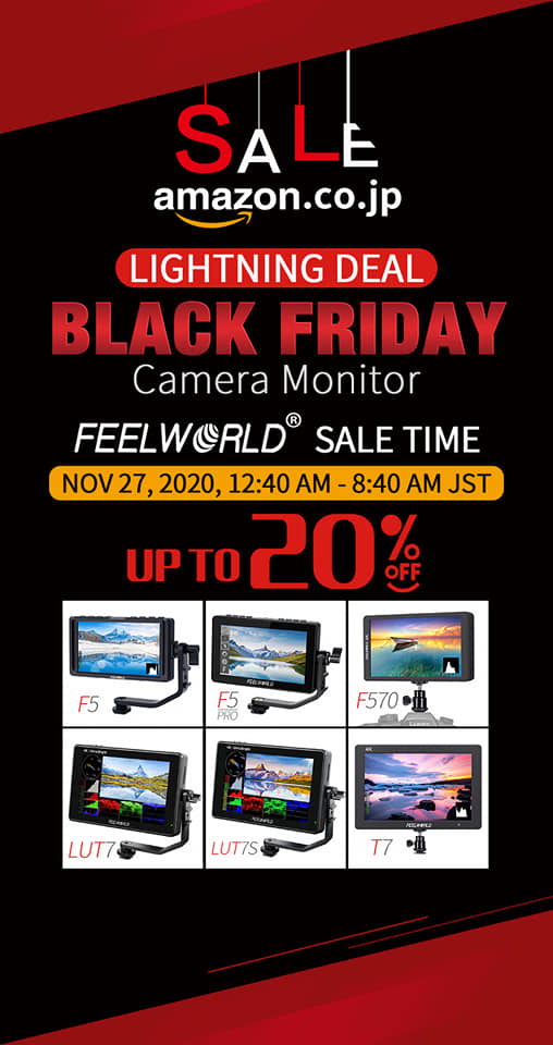 🎉🎊BLACK FRIDAY FEELWORLD  Amazon Lightning DEAL, don't miss it