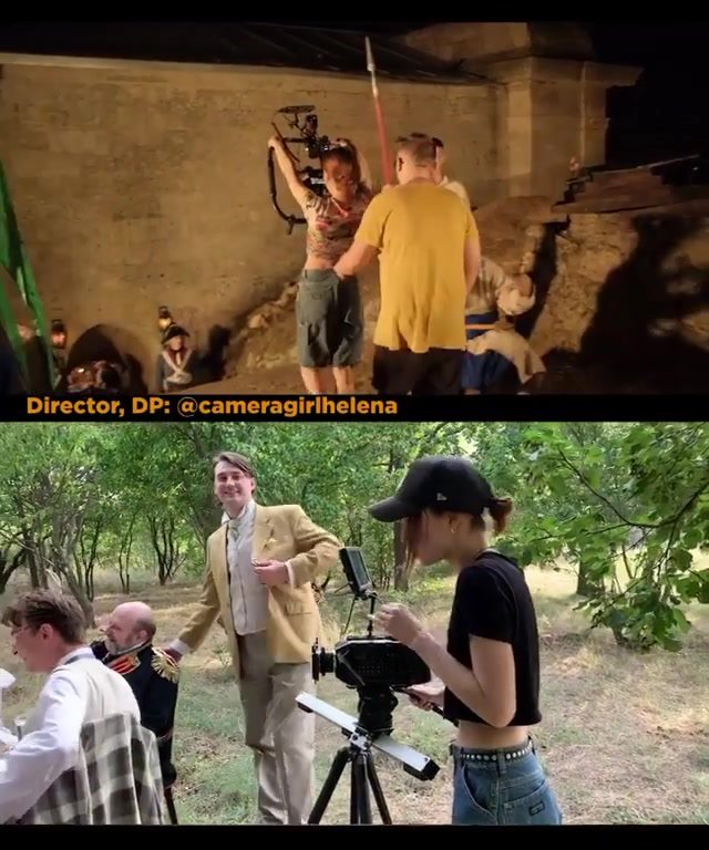 Where she was director, DP, editor and etc. “Taste of Kherson”  ♥️ BTS Setup: