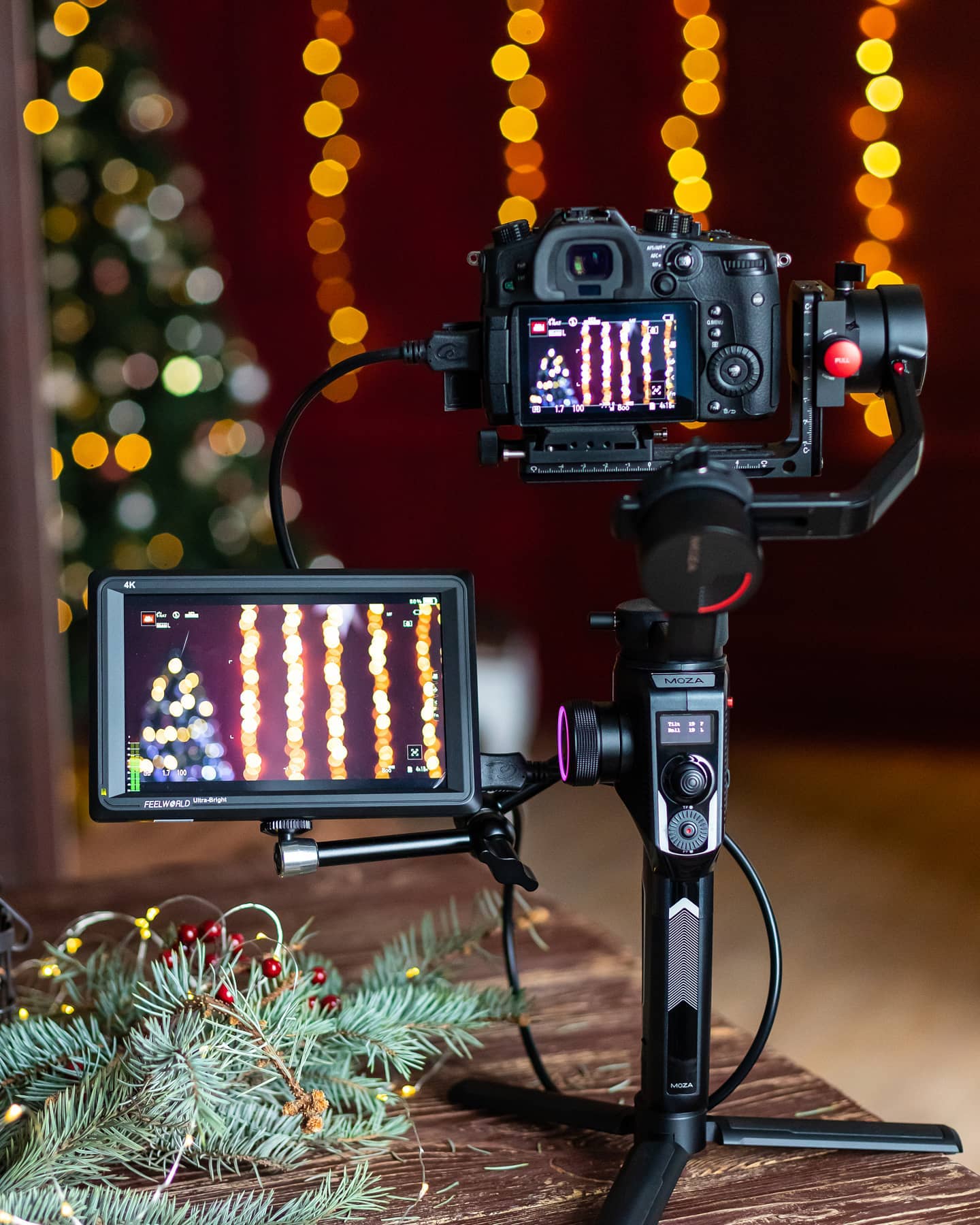 Christmas Shooting setup by @alternative_1 🔹@gudsenmoza aircross 2 gimbal