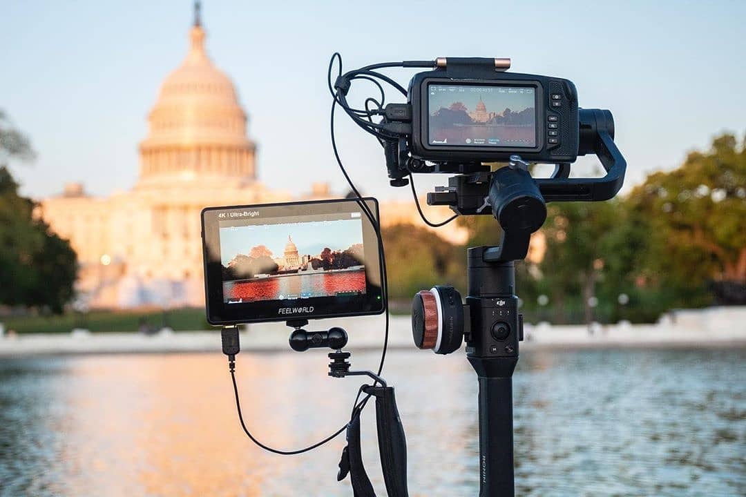 Went to the Capitol the other day to grab some shots as the sun was setting to try out the new @feelworld_monitor LUT7 external monitor, and absolutely loved it