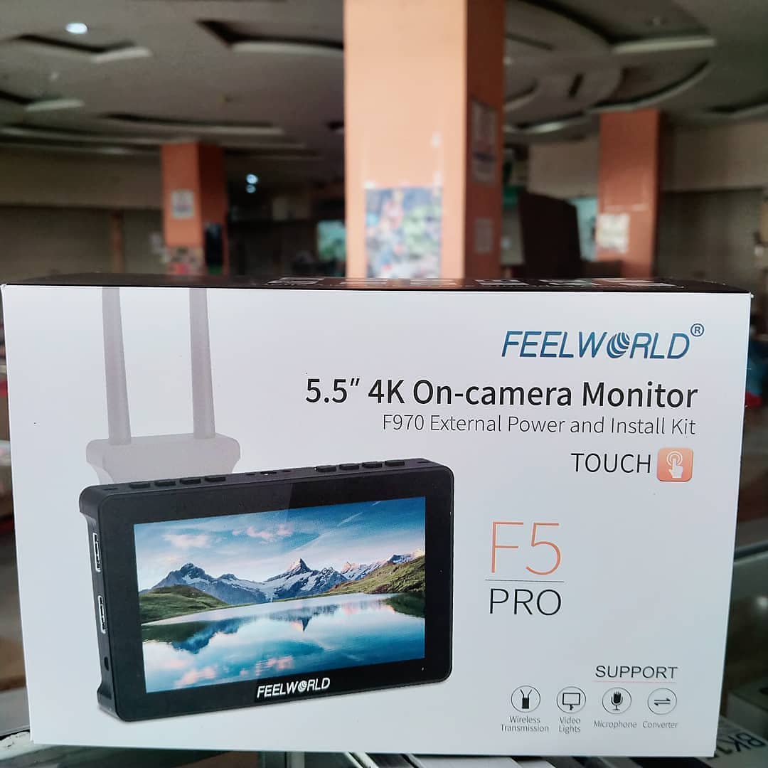 New... FEELWORLD F5 PRO 5.5" 4K On-camera Touch monitor