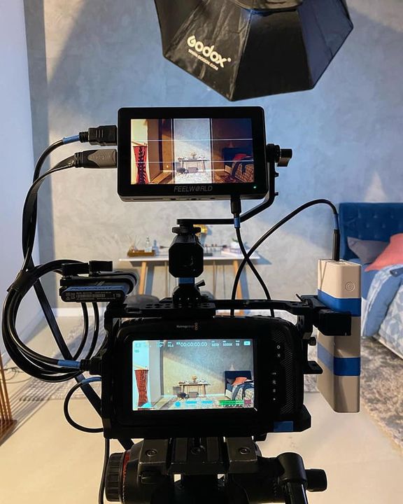 Lighting work for @havanoficial with @guigodoria, support of @photoassistantbr equipment, FEELWORLD F6 PLUS 5.5" touch field monitor setup with BMPCC. 📸By @joaobrinhosa 🙌Learn more/ order FEELWORLD products:...