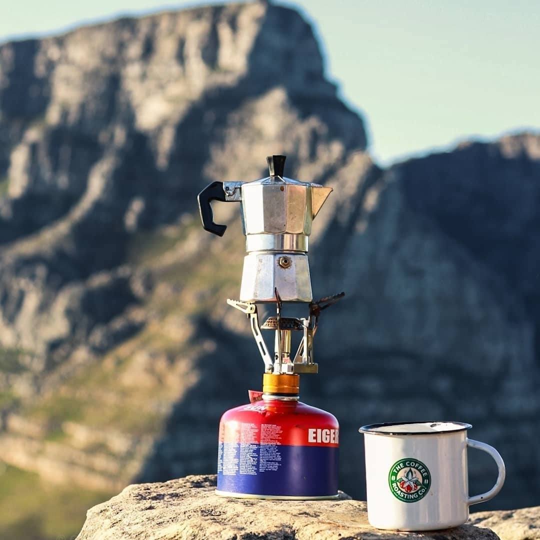 Coffee fuels my dreams ☕🏕️