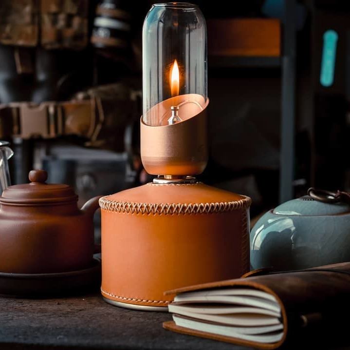 This is a STUNNING transformation of a gas can for our Orange Lantern. 🙌