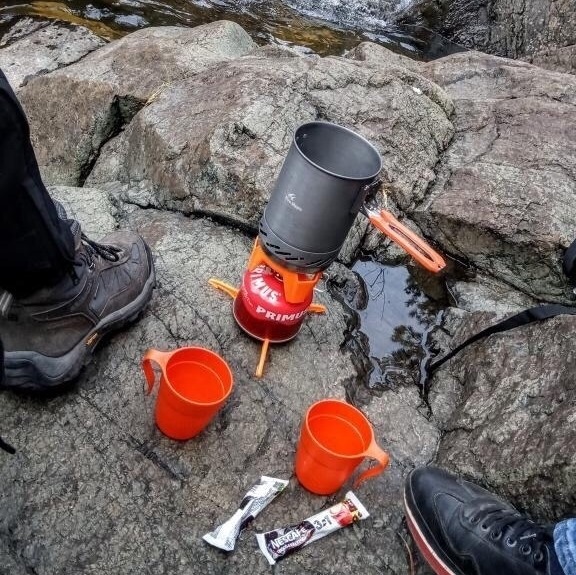 There's one thing we agree on, instant coffee in the woods tastes far more delicious than a venti whatevertheheck $6 drink.