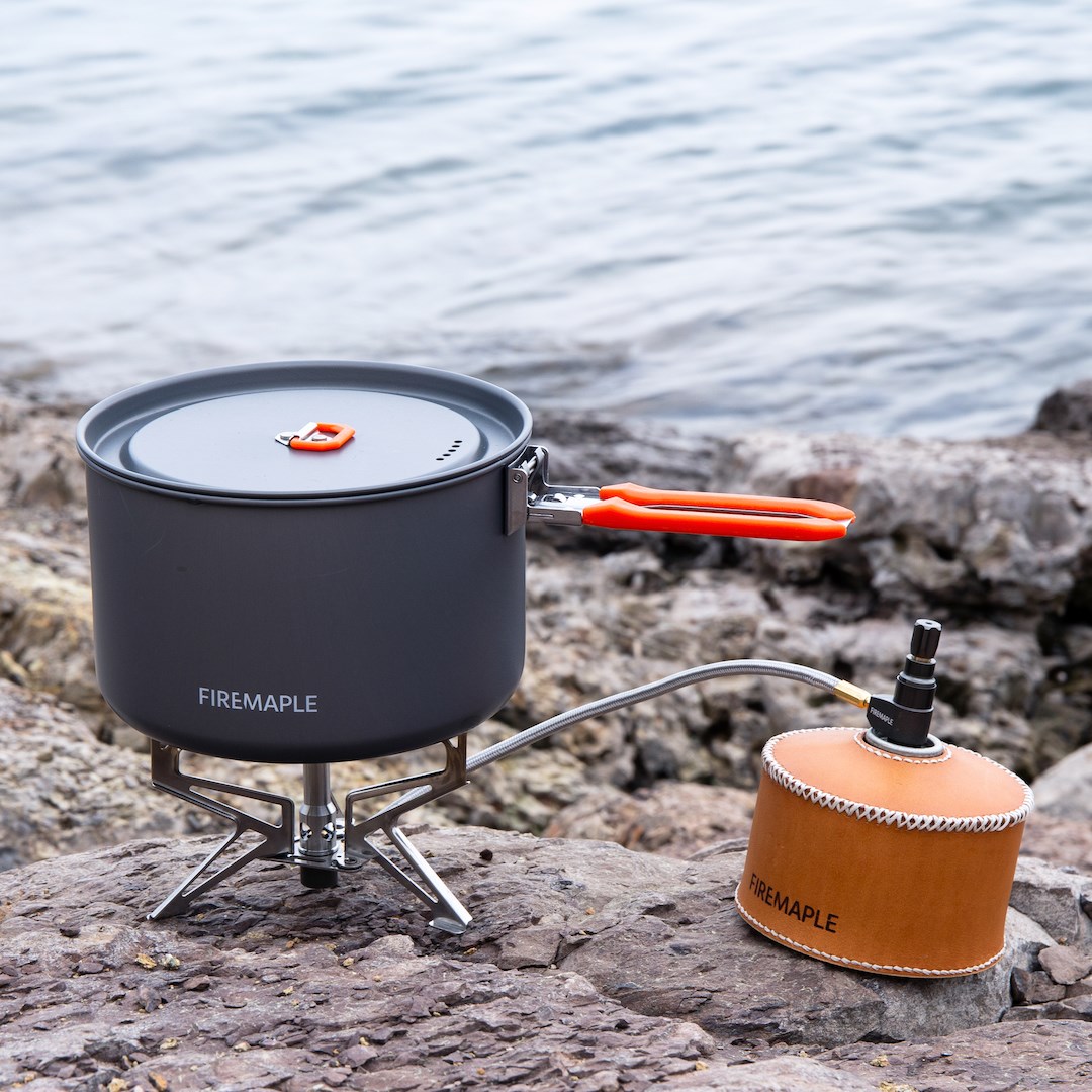 Cold, windy, and high elevation, our Polaris Remote Gas Pressure Regulator Stove is perfect for cooking in all these challenging conditions.