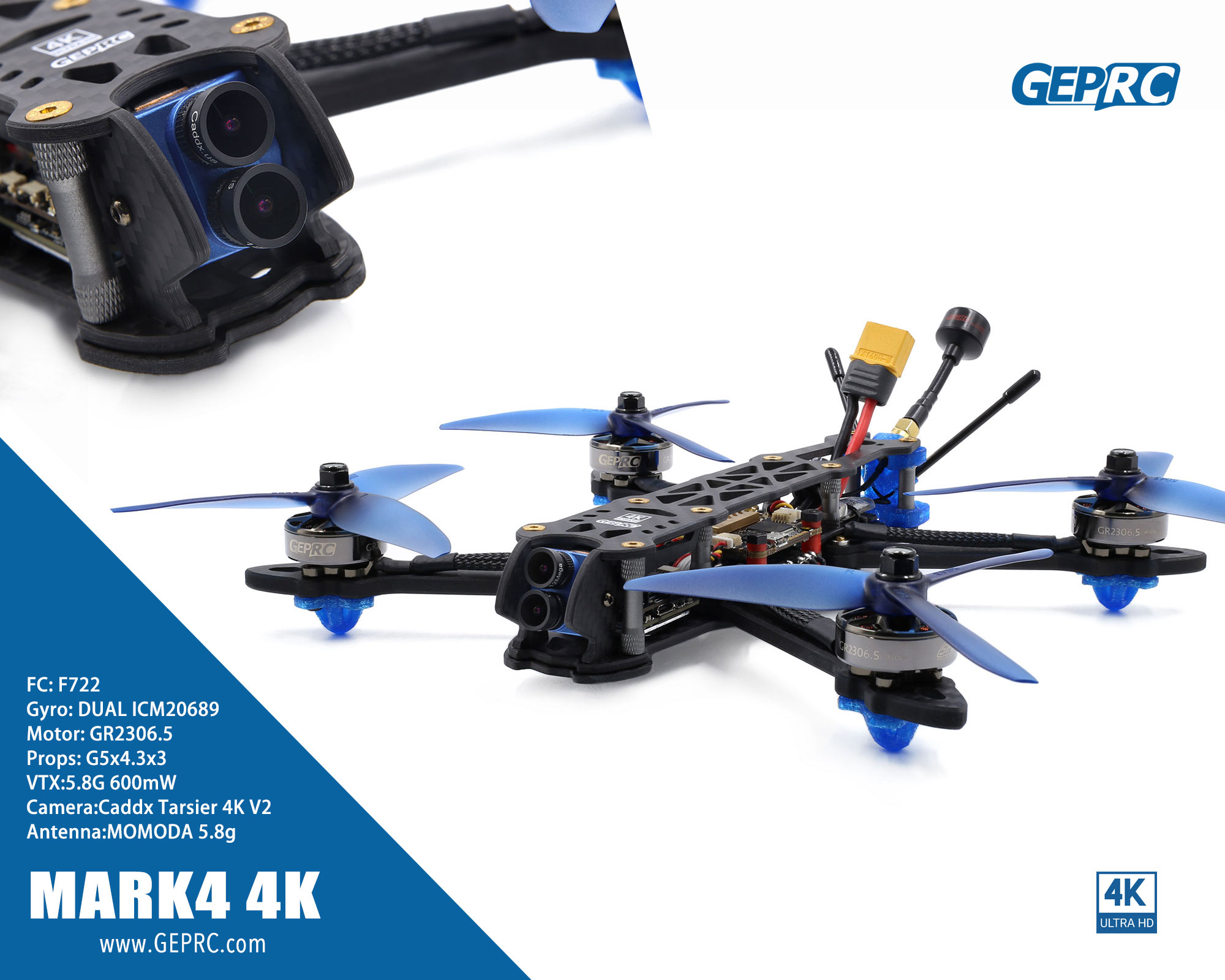 [NEW PRODUCT] MARK4 4K is ready. FC: F722...