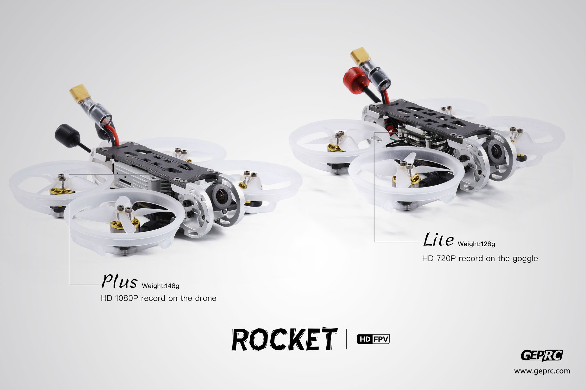 [NEW PRODUCT] ROCKET Ready. 💖💖💖There are two versions to choose. ROCKET Plus with DJI Air Unit(Record 1080P video on the drone)...