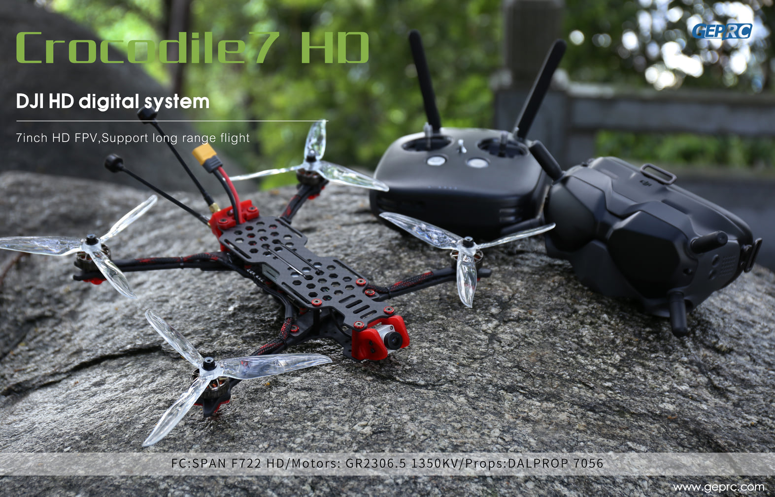 Corcodile7 HD , Superb 7 inch long range FPV of GEPRC