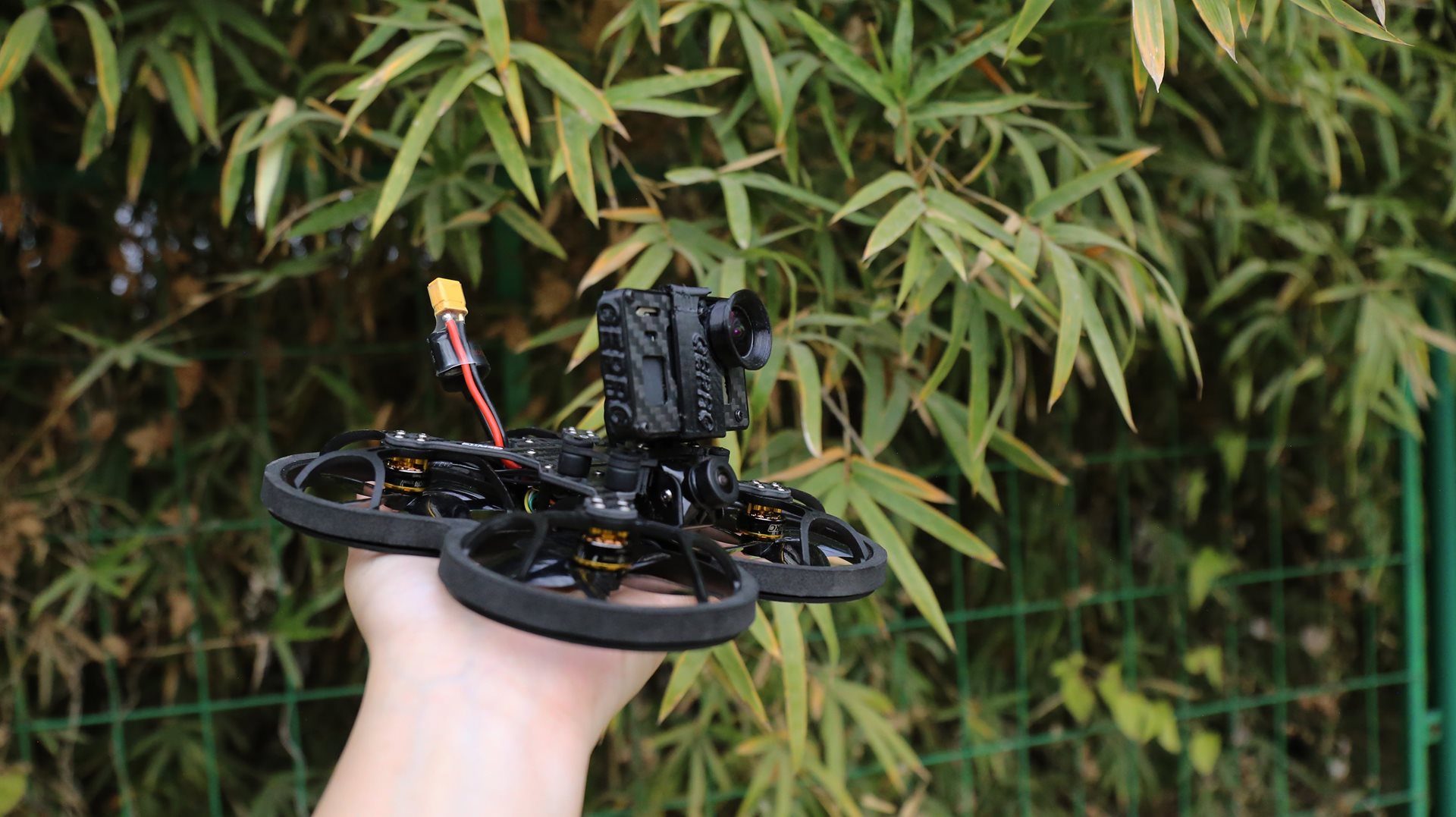 GEPRC CineLog25 CineWhoop Quadcopter -  It adopts the most popular backward push design on the FPV field at present. It can effectively use the thrust weight ratio of propeller to obtain higher flight efficiency. In the overall layout of the drone, we put VISTA HD in the center of the quadcopter, so that the center of gravity of the quadcopter is in the middle. Click this link to buy: www.tomtop.com