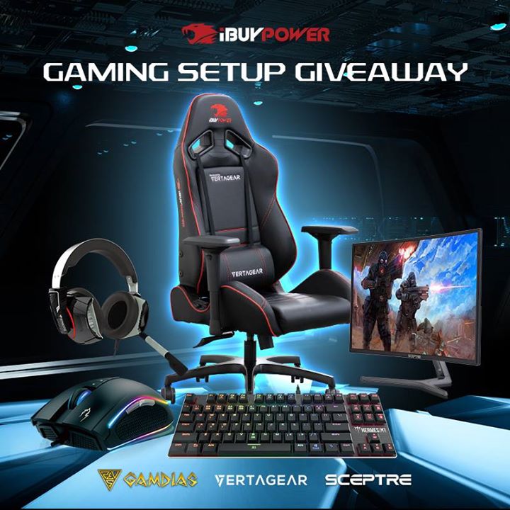 We have another Giveaway! this time with IbuyPower, Vertagear, and Sceptre! Good luck everybody!