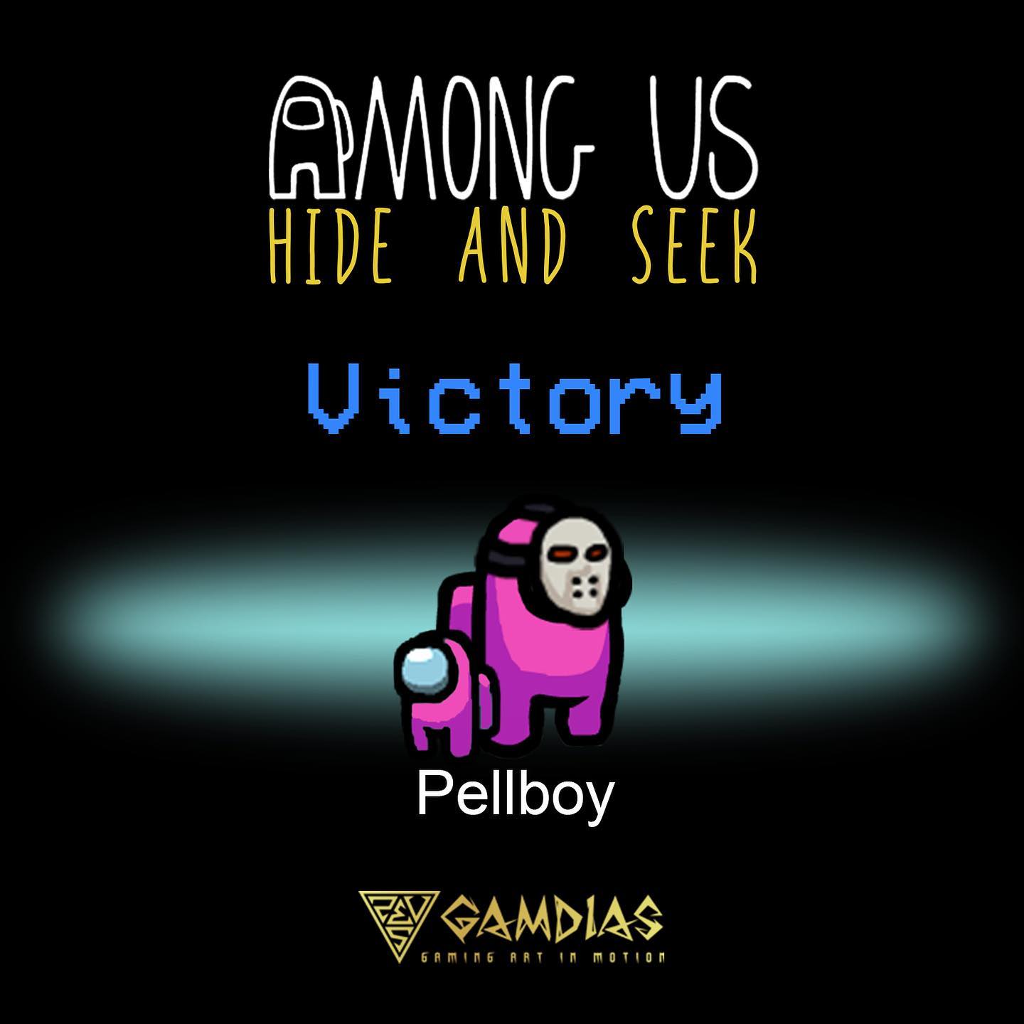 🎉Congratulations to our winner for Among Us - Hide and Seek Tourny in Discord‼️🎉 🔥PELLBOY🔥 🎉Cheers to you mate!🎉... ===========================