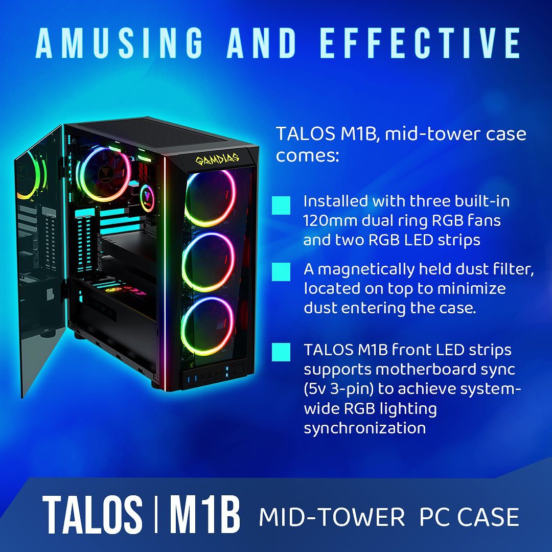 Perfection and Beauty❕ TALOS|M1B Mid🗼Tower PC Case