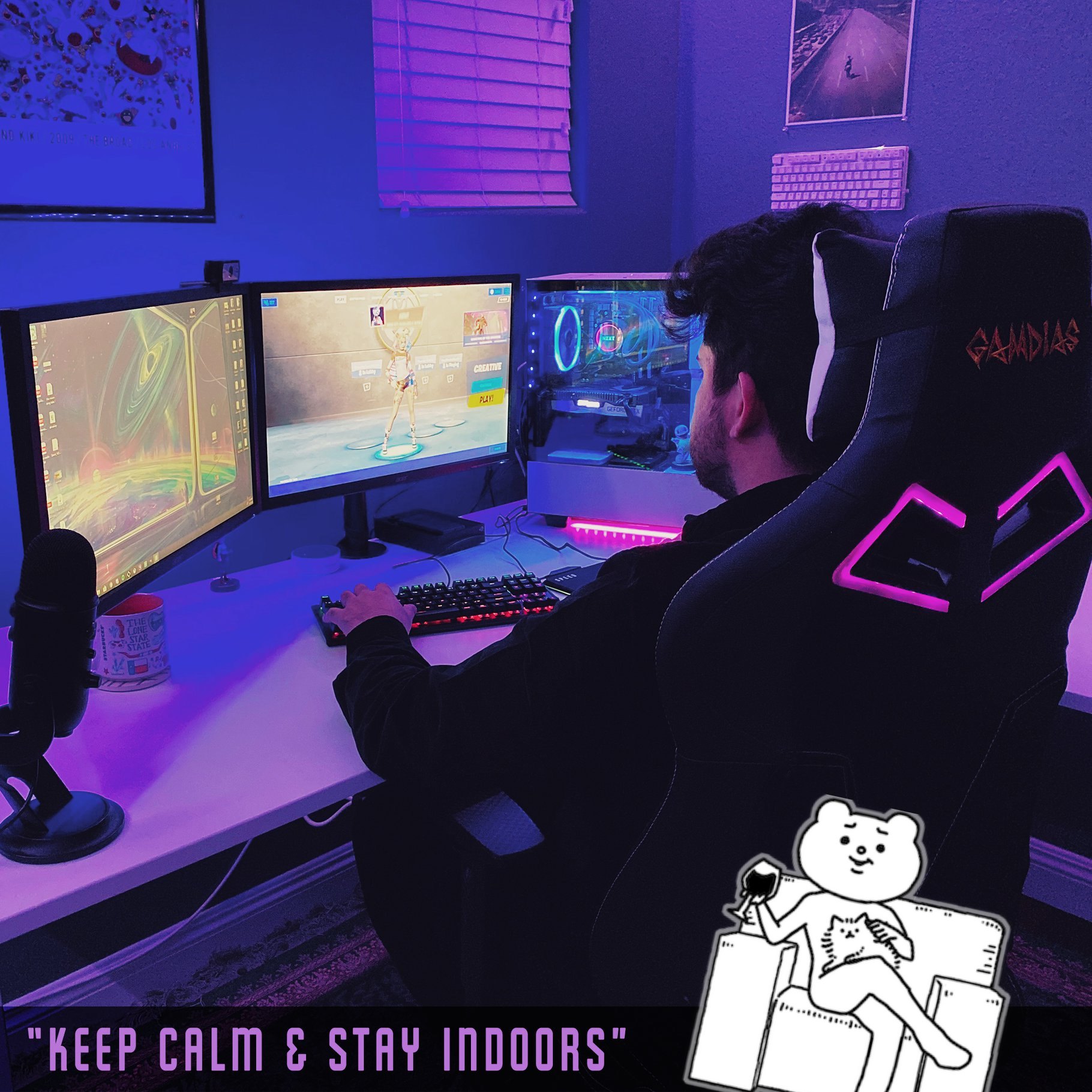 A Friendly Reminder to All of Us! Keep Calm & Game On