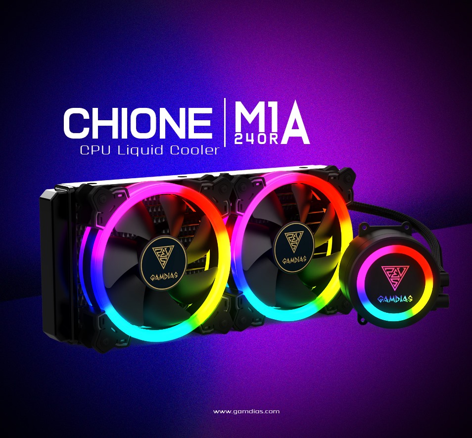 Cooling to your heart's content! Recreate your build and get it better! CHIONE|M1A AIO Liquid Cooler for your awesome system!...