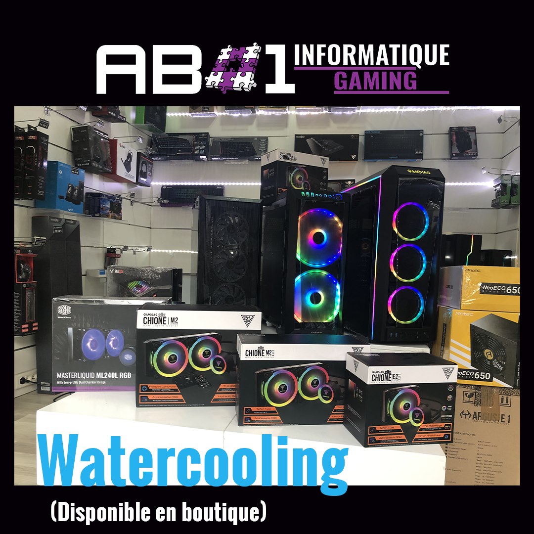 🌈 CASE Them! 🖥  COOL Them! 💧 🌬 🇫🇷 GAMDIAS boîtier d'ordinateur + Refroidisseur d'eau PC 🇫🇷 👉 Apprendre encore plus:...