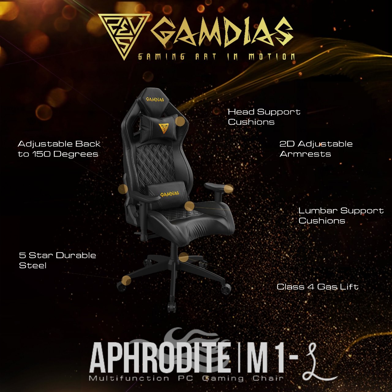 Hop on the APHRODITE|ML1 L to satisfy the need for the comfort of the supercar-styled designed seat.  Check out our PC Gaming Chair Series Review here: www.tomtop.com