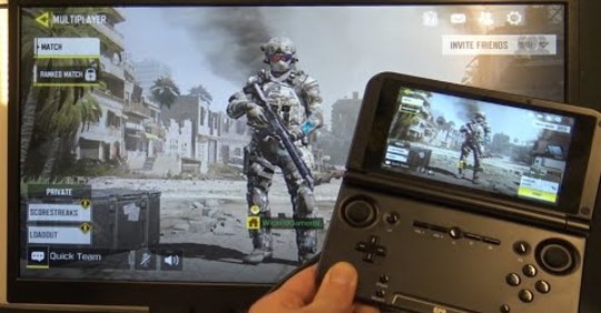 Call of duty mobile on GPD xd+