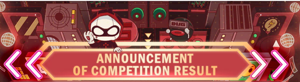 The competition result announcement is here.