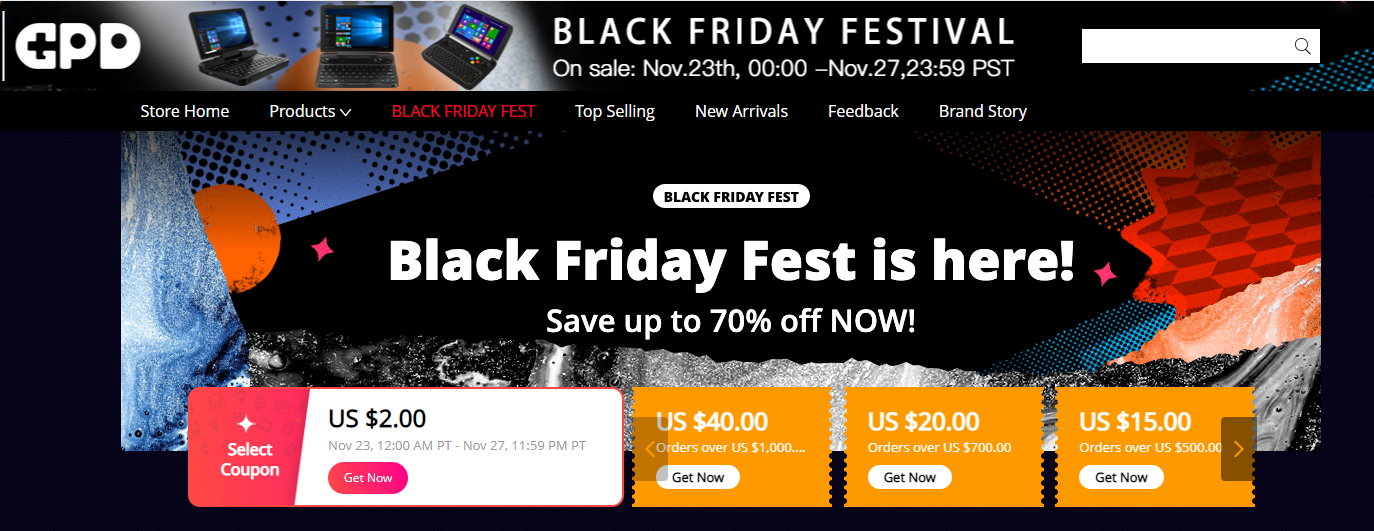 Last day for Black Friday promotion.