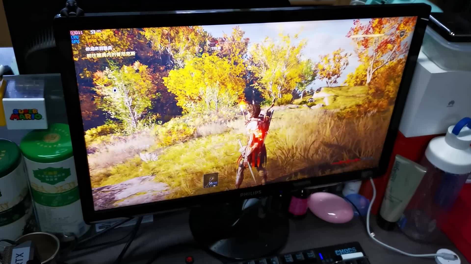 Here we tested Assassin's Creed Odyssey with eGPU RTX 2080