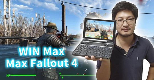 GPD-WIN Max-the game show of  Fallout 4