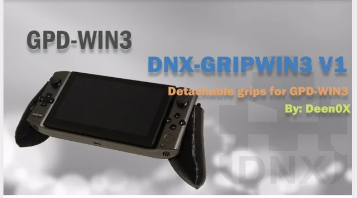 Our regular friend Deen0X backed with his GPD WIN3 grip.