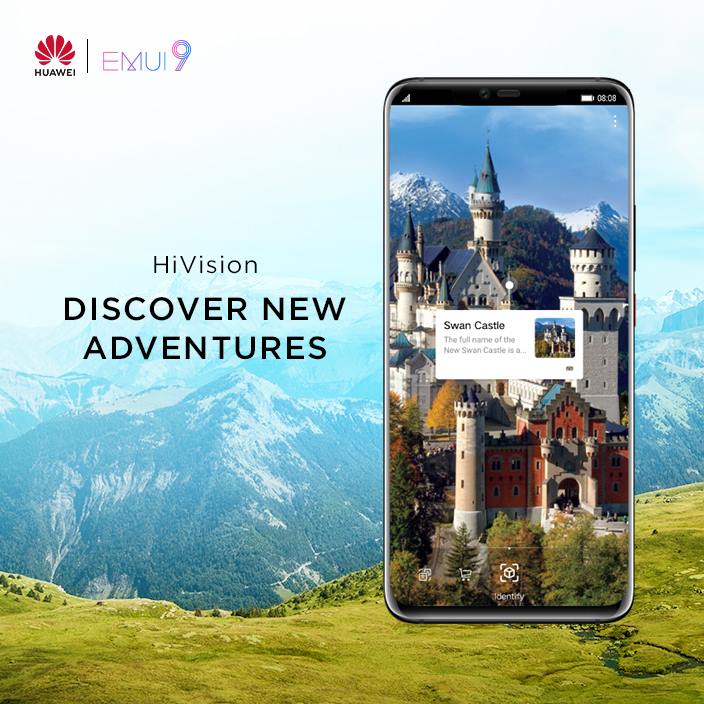 Indulge your curiosity even when you are on the go. HiVision on #EMUI9 intelligently identifies landmarks and helps you learn more about them!