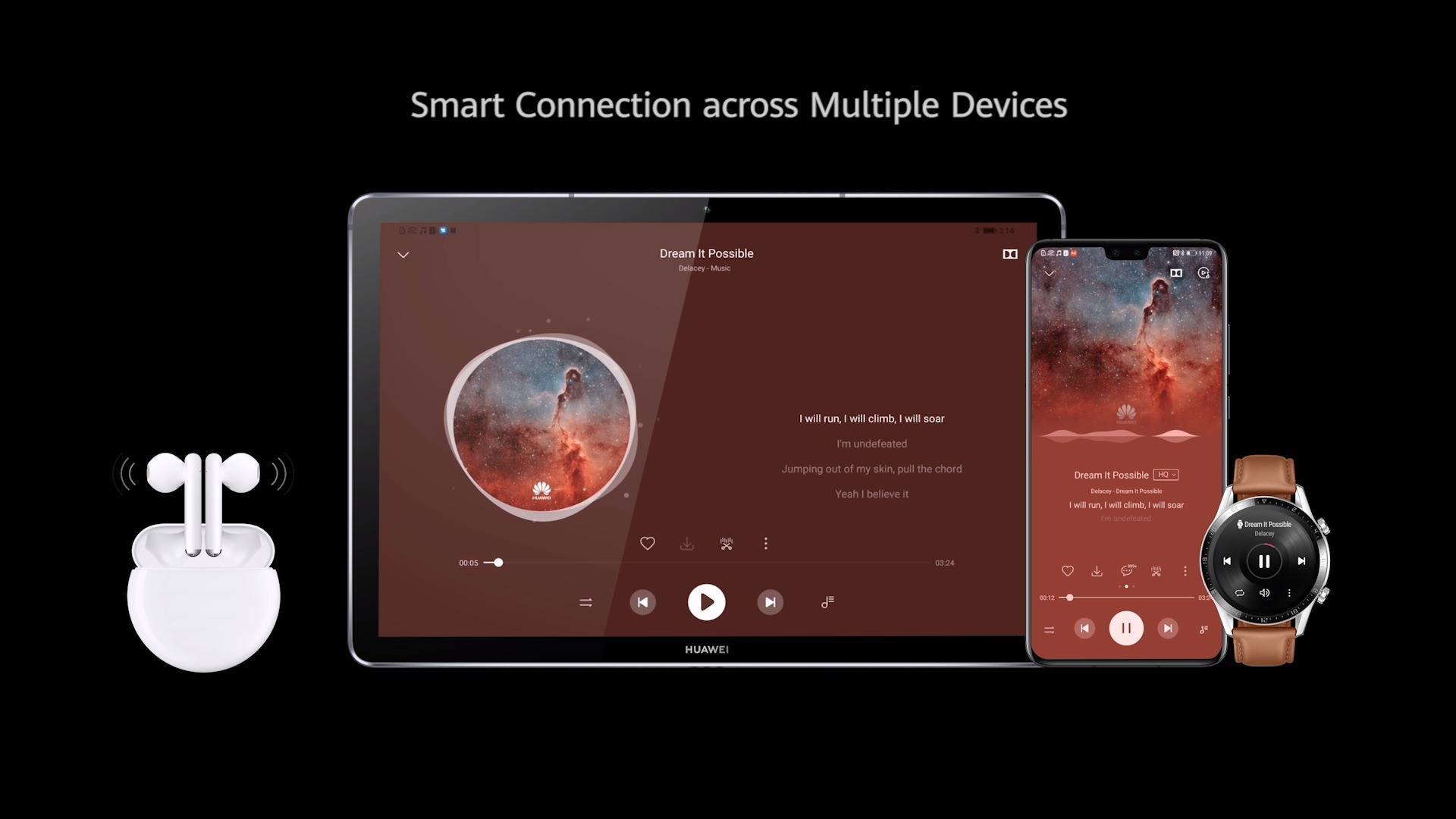 Find out just how in sync our devices can be 👯  The #HuaweiFreeBuds 3 makes smart connections across a multitude of our devices! 