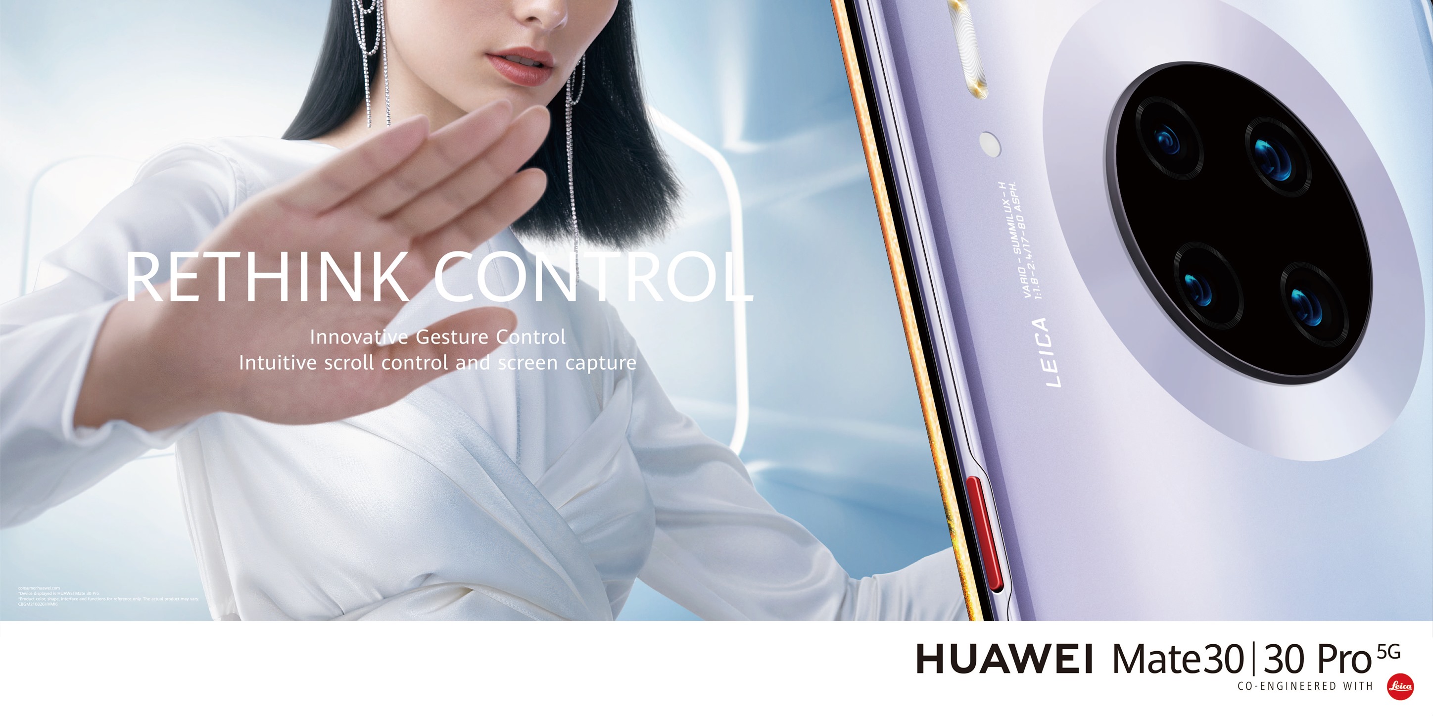 Did you know you can control your #HuaweiMate30 Pro without even touching it? 🤯