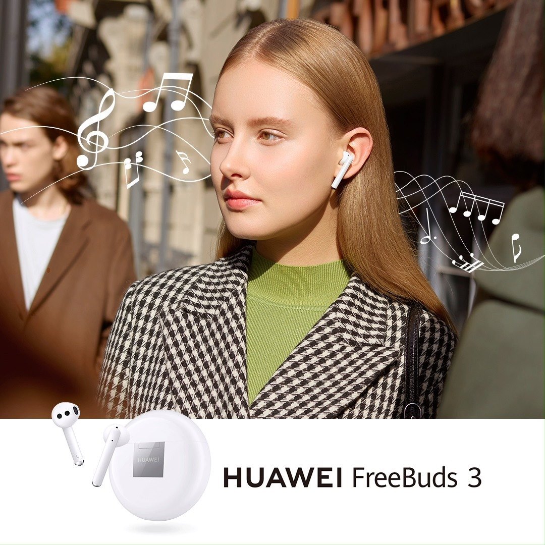 🎶 to your ears without the distraction and discomfort - #HUAWEIFreeBuds 3 is equipped with active noise cancellation and an open-ear fit. Perfect for those tunes you want to enjoy out in the city🏙️🚊