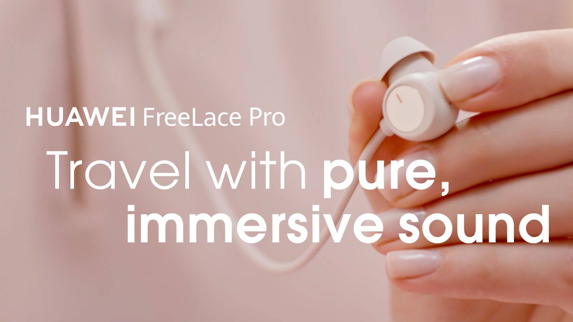 Travel with pure, immersive sound. #HUAWEIFreeLacePro