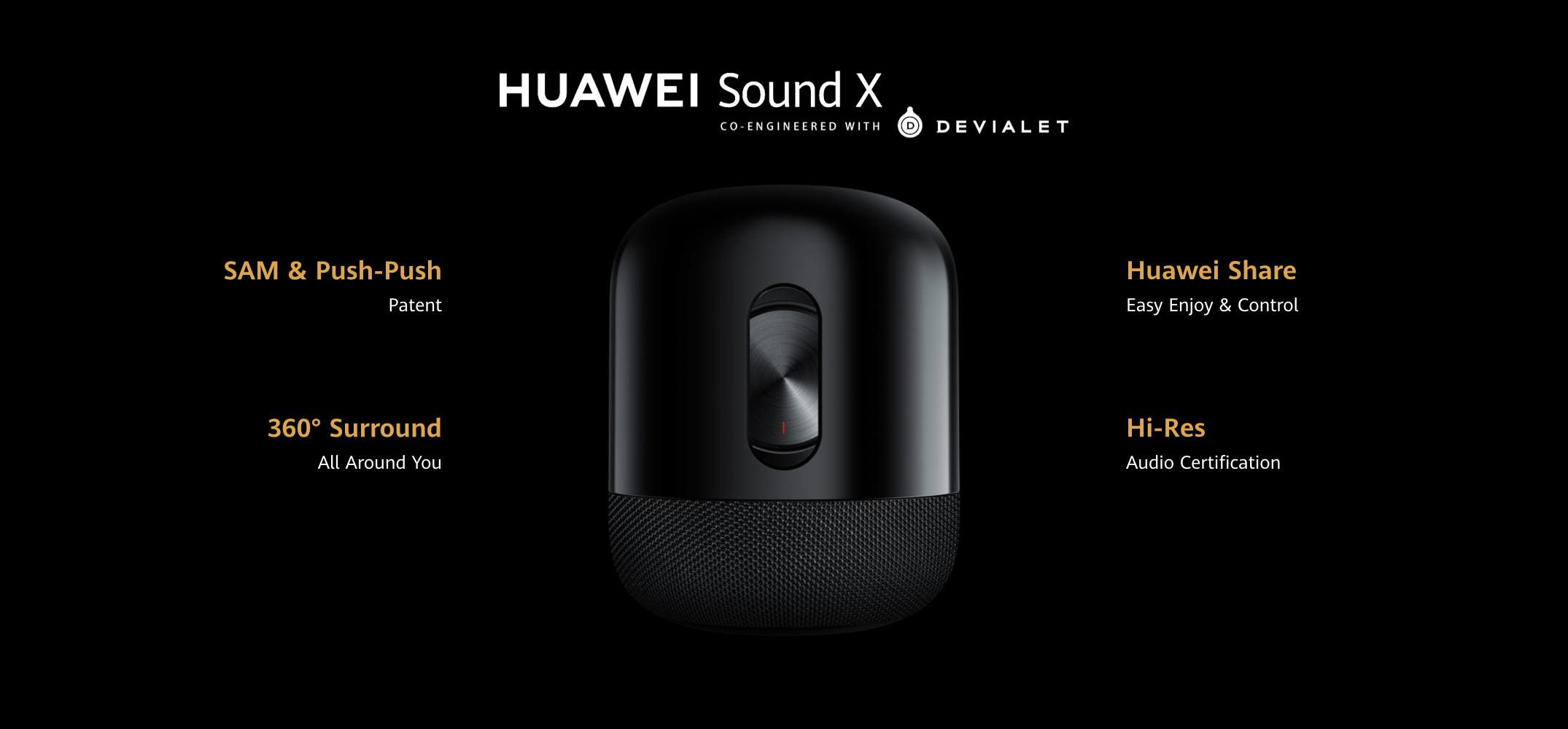 The #HUAWEISoundX is our next step in premium audio 🎶  