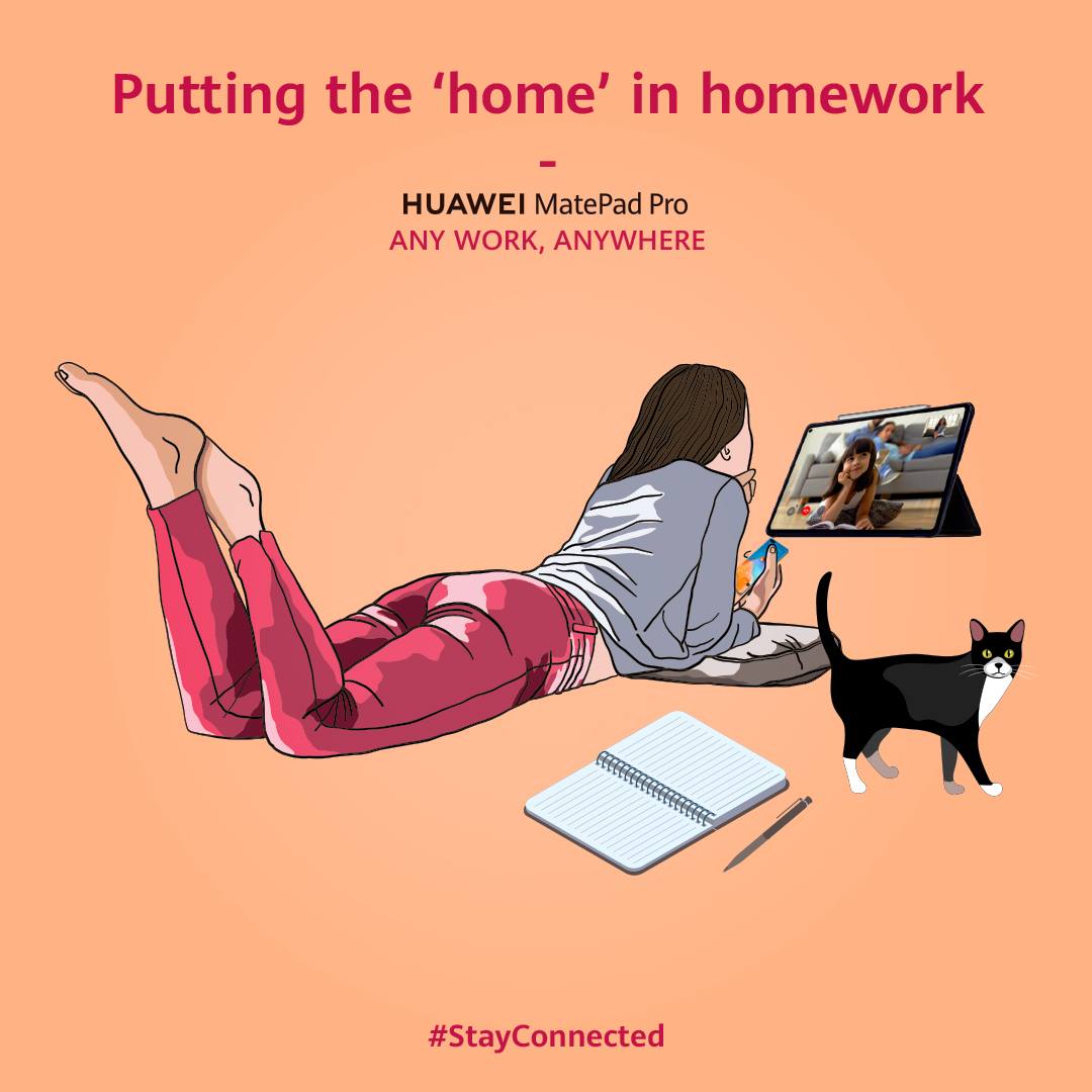 Putting the 'home' in homework. 