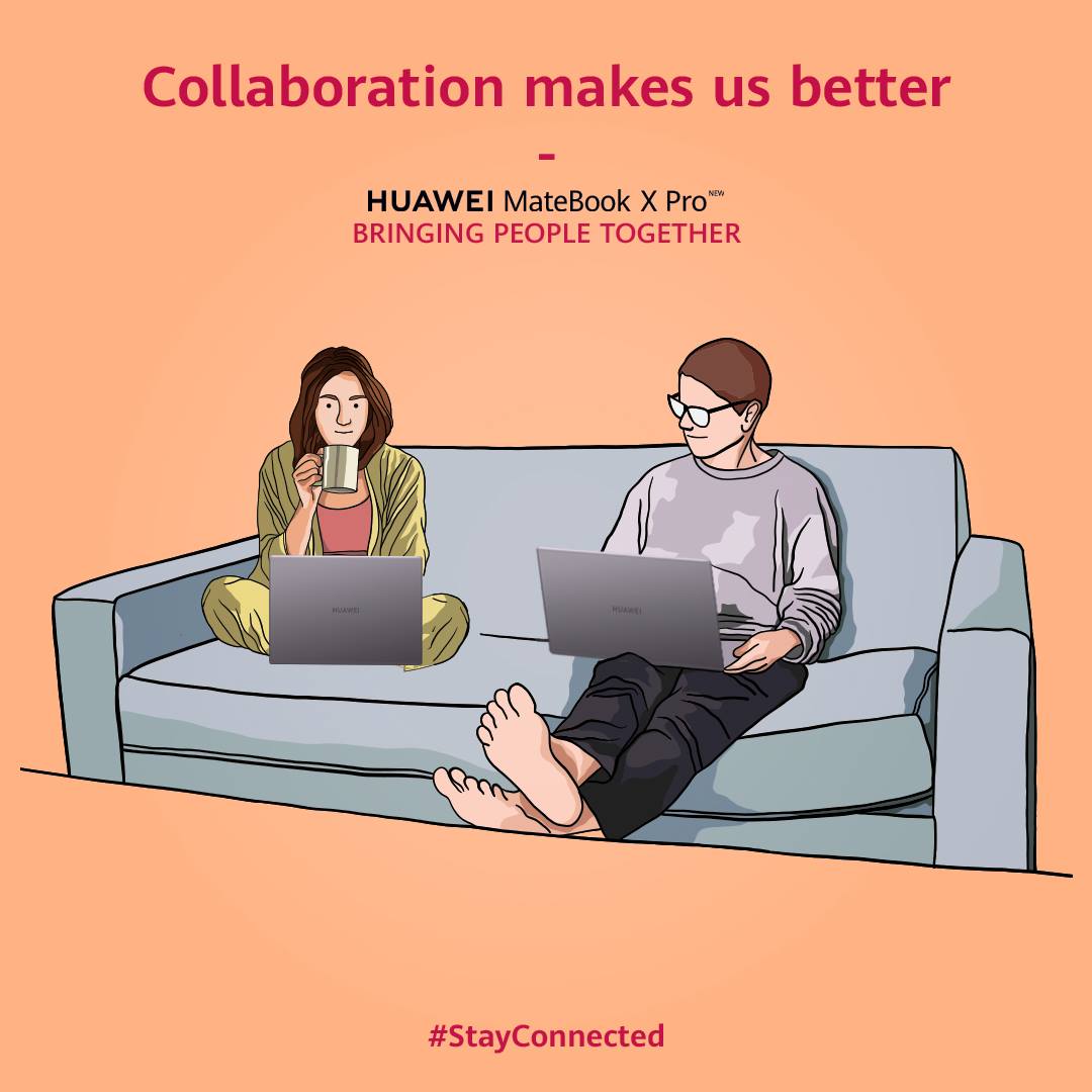 When two become one! The #HUAWEIMateBookXPro is built to bring people together. With high-speed wifi and Bluetooth 5.0, connecting with others has never been easier. Find out more: bit.ly/HWMateBookXPro