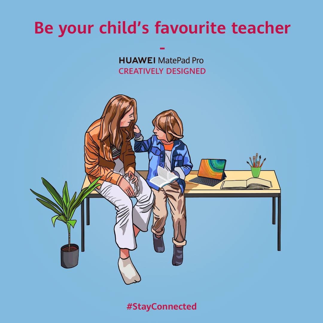 Present your children with the inspiration they need. Paired with the Huawei M-Pencil, the #HUAWEIMatePadPro will bring their stories to life! 