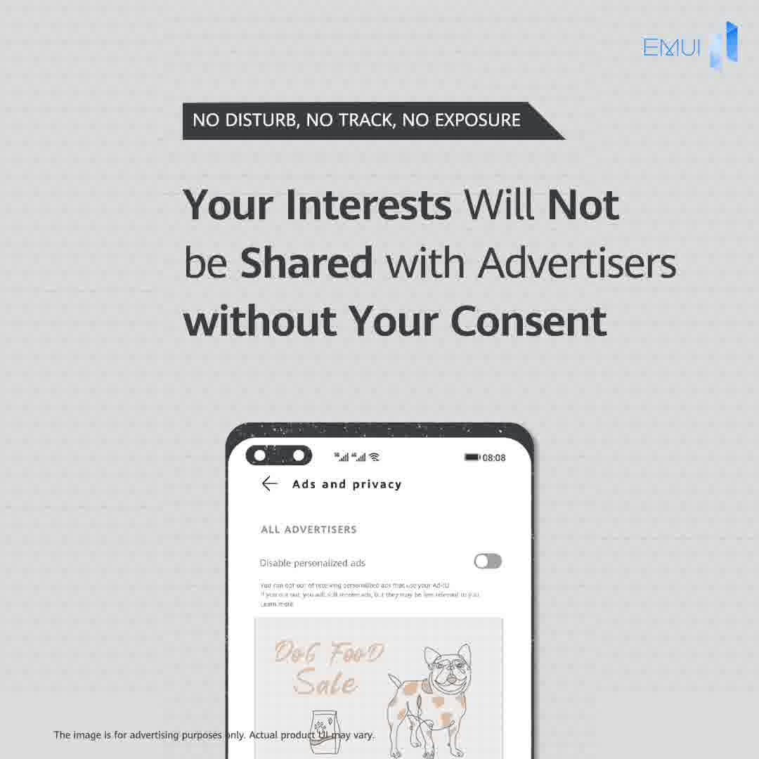It's #DataPrivacyDay! With Huawei devices, we promise not to disturb you, not to track you, and to keep your private information safe.