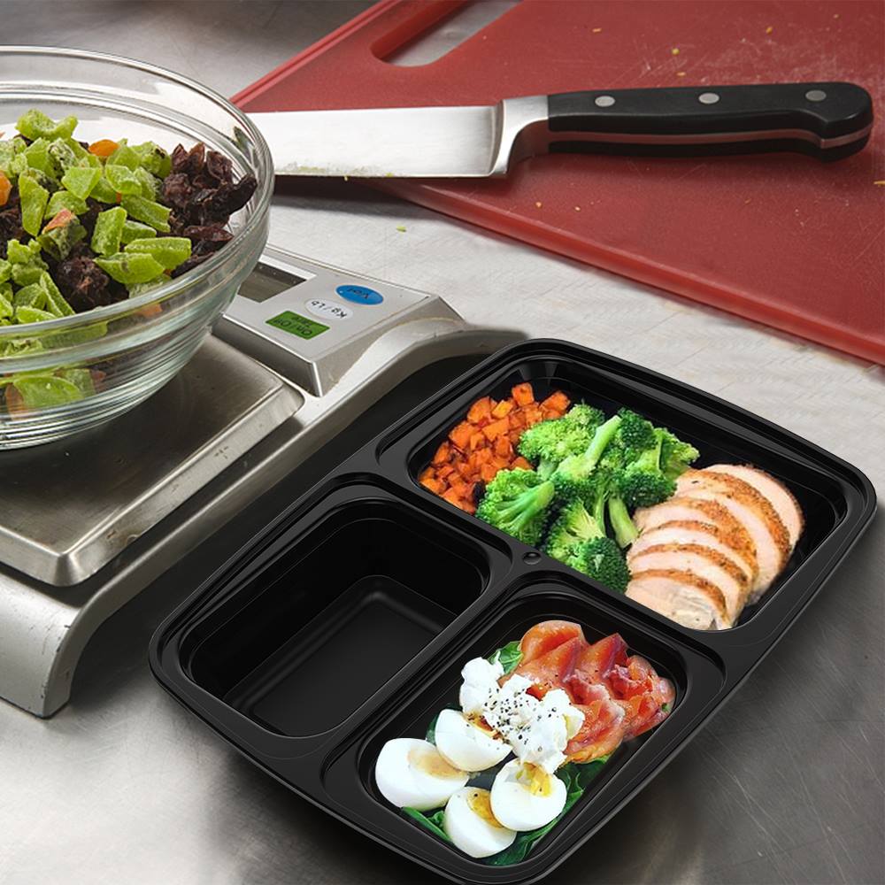 Prepping a week's worth of meals might sound complicated. But it's easy once you get the hang of it, and it'll save you time in the long run. #Homgeek 3 Compartment Meal Prep Containers will be your best partner.