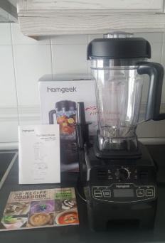 #Homgeek 2000W High-Speed Professional Blender comes with 8 speed and 4 preset programs, different speed allows you process food of various hardness.