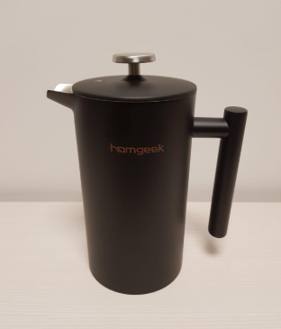 #Homgeek French Press Coffee Maker is made with the finest Stainless Steel that is sturdy, and premium workmanship. The vacuum layered and double wall construction keeps the coffee temperature for a longer time.