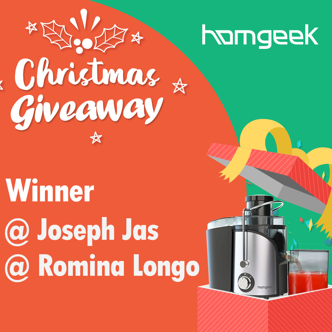 #Christmas Giveaway Winner List