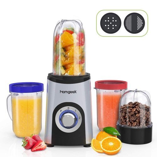 Not just a Mini Multifunctional blender!🍎🍍 With a 350-watt 25,000 rpm ultra-fast motor to easily make fresh juice, fresh sorbet, fruity yogurt, coffee beans and nuts.