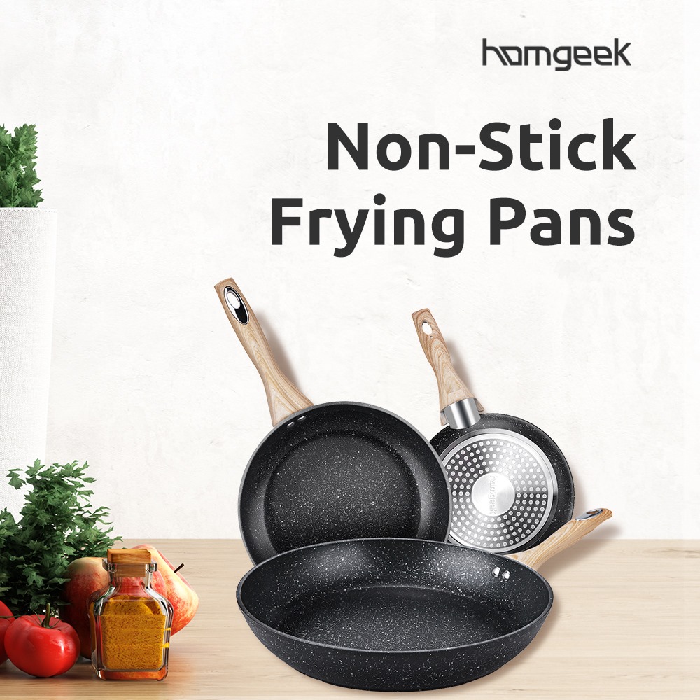 🔥Homgeek Non-Stick Frying Pans🔥 