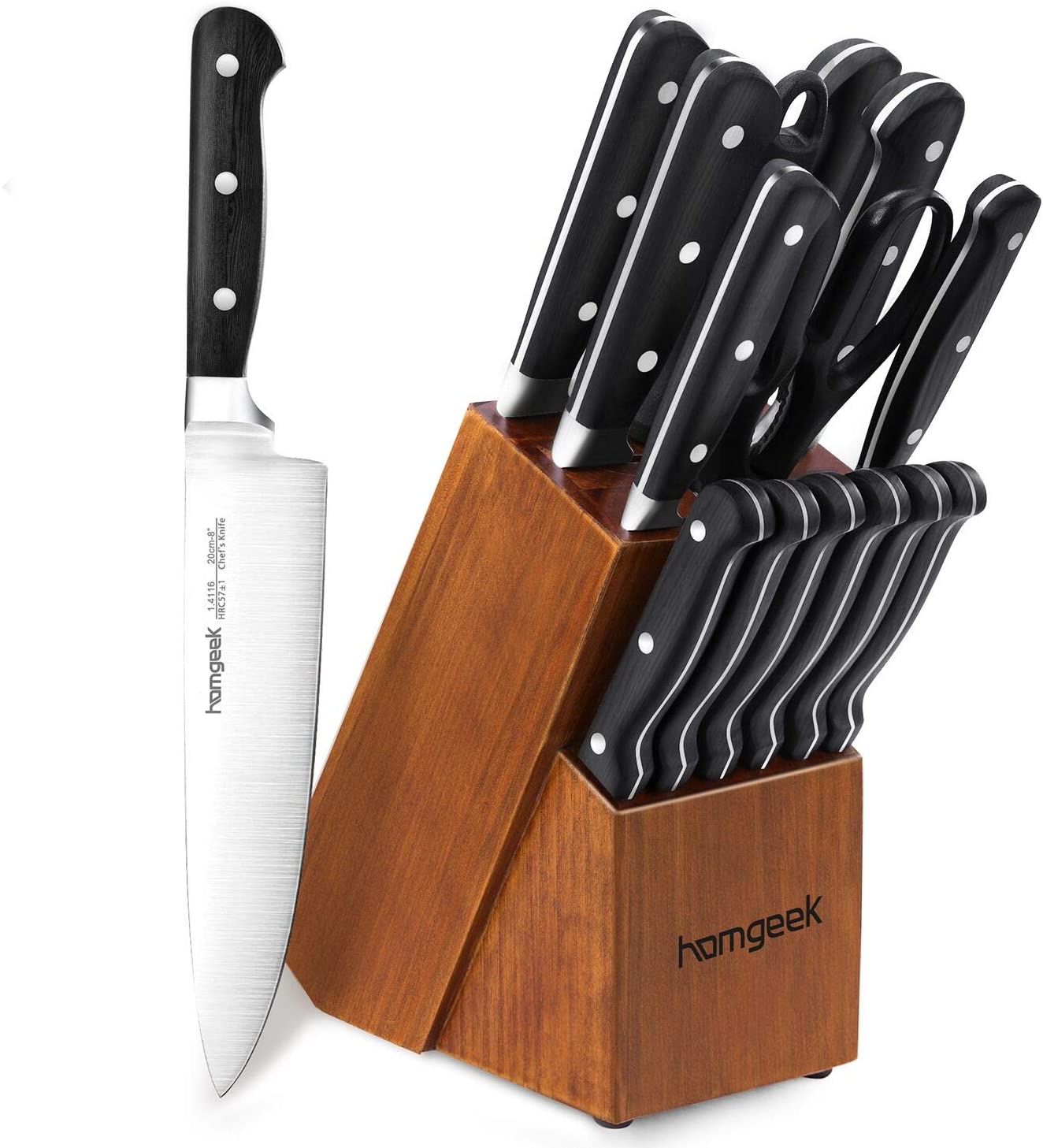 👏15pcs Kitchen Knife Set 👏